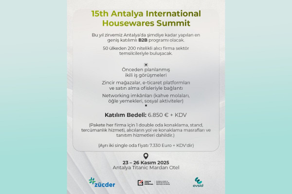 15th ANTALYA INTERNATIONAL HOUSEWARES SUMMIT
